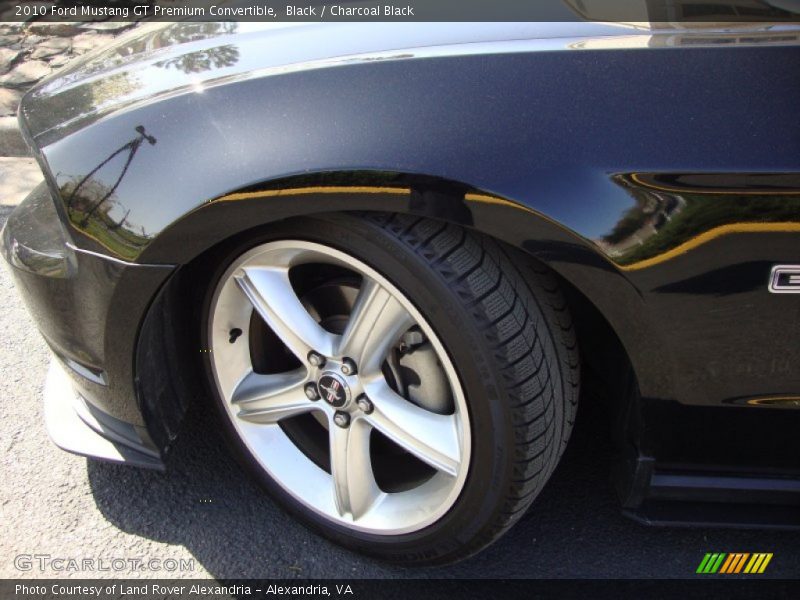 Black / Charcoal Black 2010 Ford Mustang GT Premium Convertible