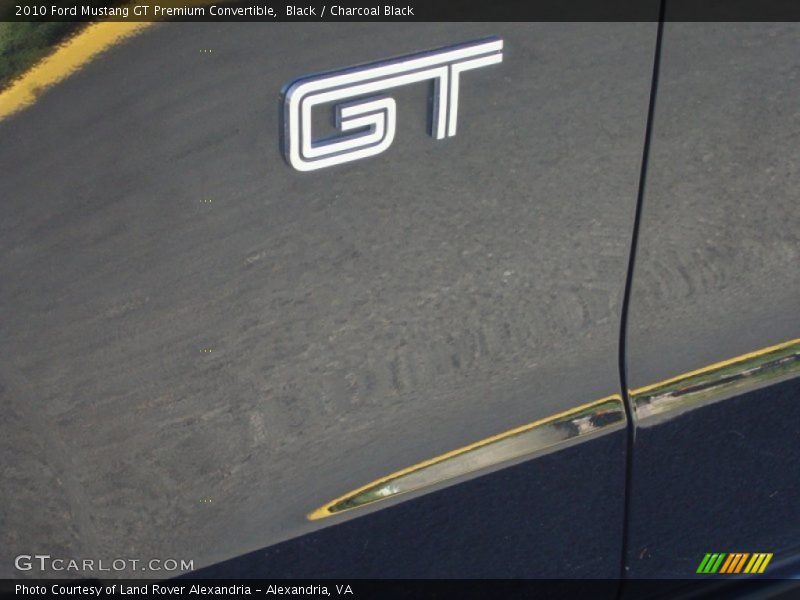 Black / Charcoal Black 2010 Ford Mustang GT Premium Convertible