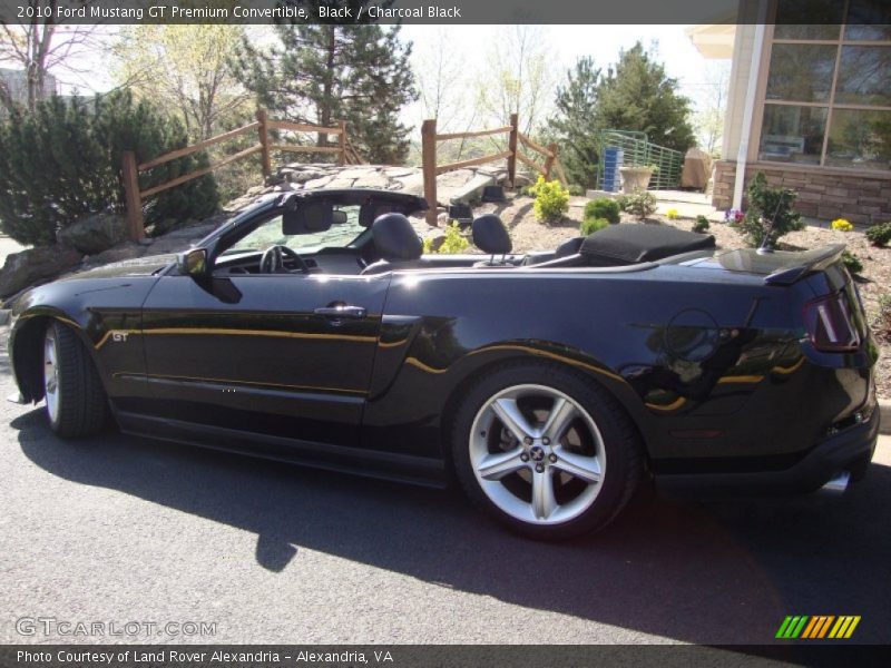 Black / Charcoal Black 2010 Ford Mustang GT Premium Convertible