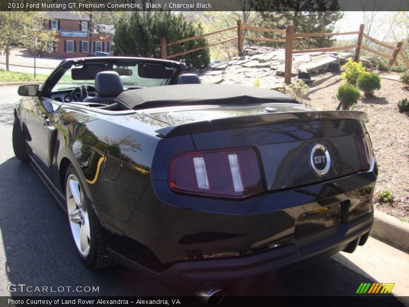 Black / Charcoal Black 2010 Ford Mustang GT Premium Convertible