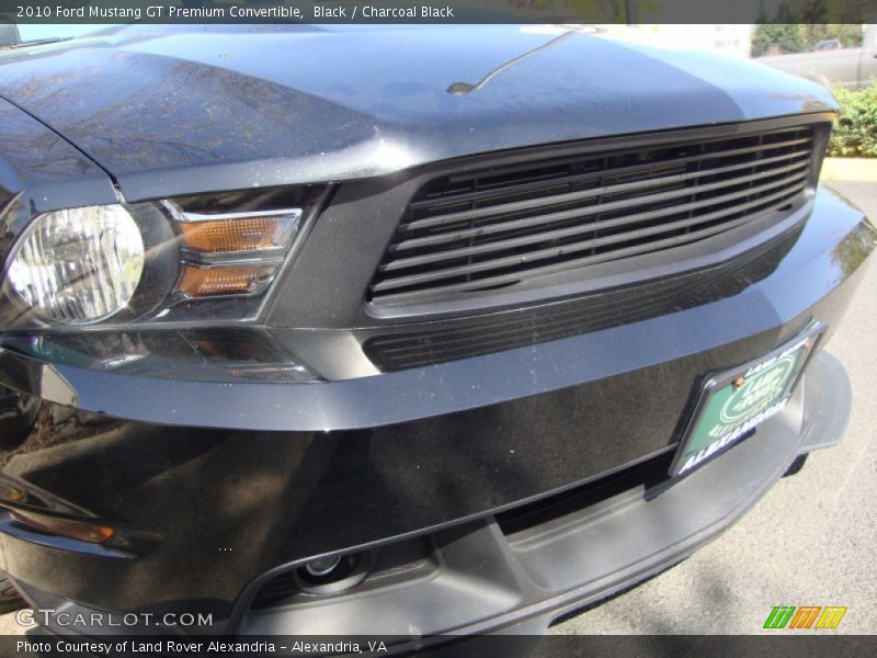 Black / Charcoal Black 2010 Ford Mustang GT Premium Convertible
