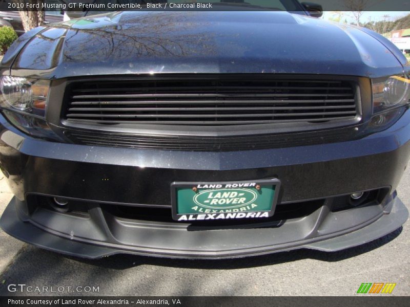 Black / Charcoal Black 2010 Ford Mustang GT Premium Convertible