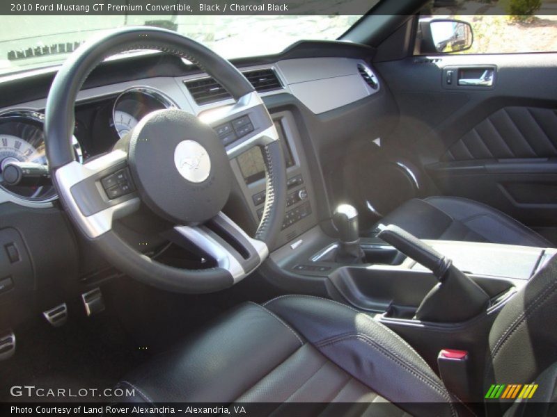 Black / Charcoal Black 2010 Ford Mustang GT Premium Convertible