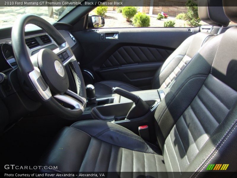 Black / Charcoal Black 2010 Ford Mustang GT Premium Convertible