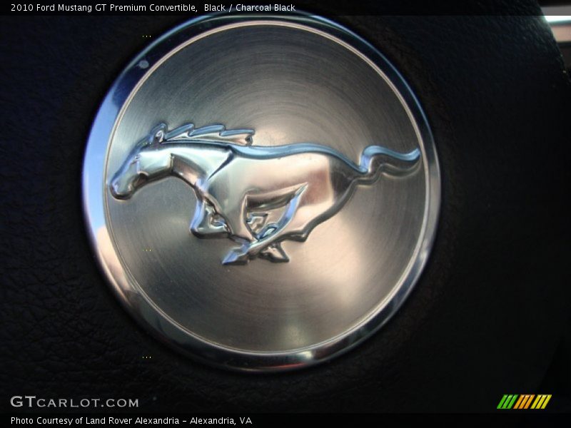 Black / Charcoal Black 2010 Ford Mustang GT Premium Convertible