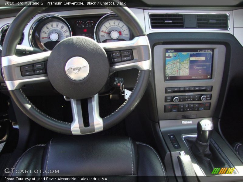 Black / Charcoal Black 2010 Ford Mustang GT Premium Convertible