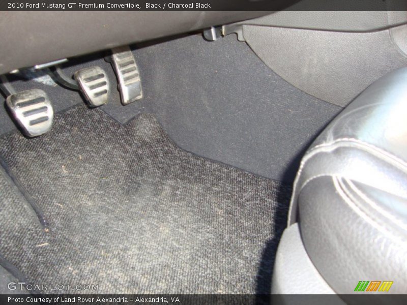 Black / Charcoal Black 2010 Ford Mustang GT Premium Convertible