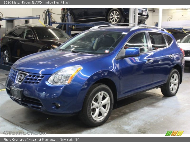 Indigo Blue / Black 2010 Nissan Rogue SL AWD