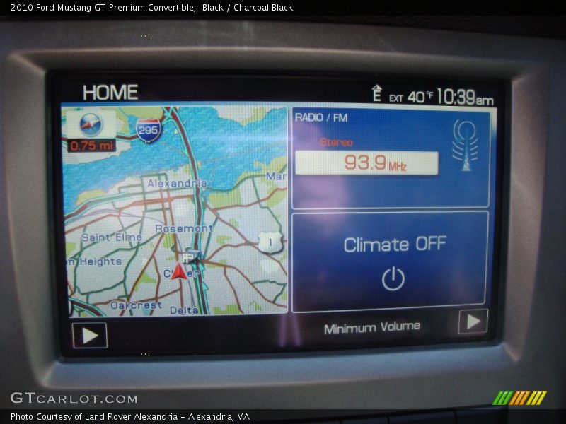 Black / Charcoal Black 2010 Ford Mustang GT Premium Convertible