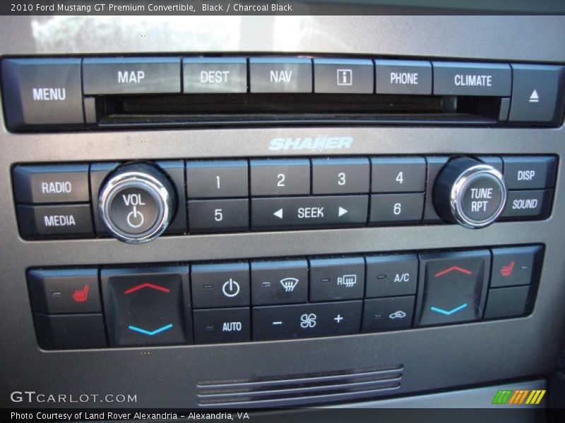 Black / Charcoal Black 2010 Ford Mustang GT Premium Convertible