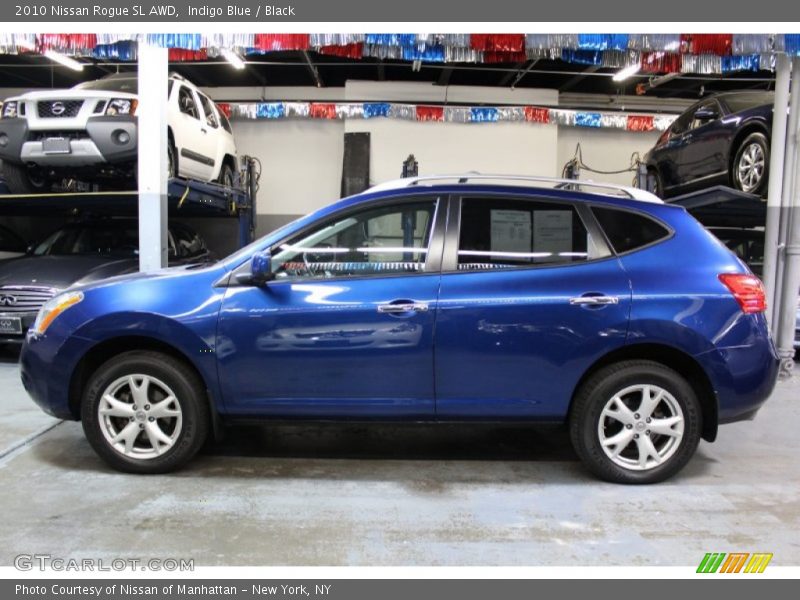 Indigo Blue / Black 2010 Nissan Rogue SL AWD