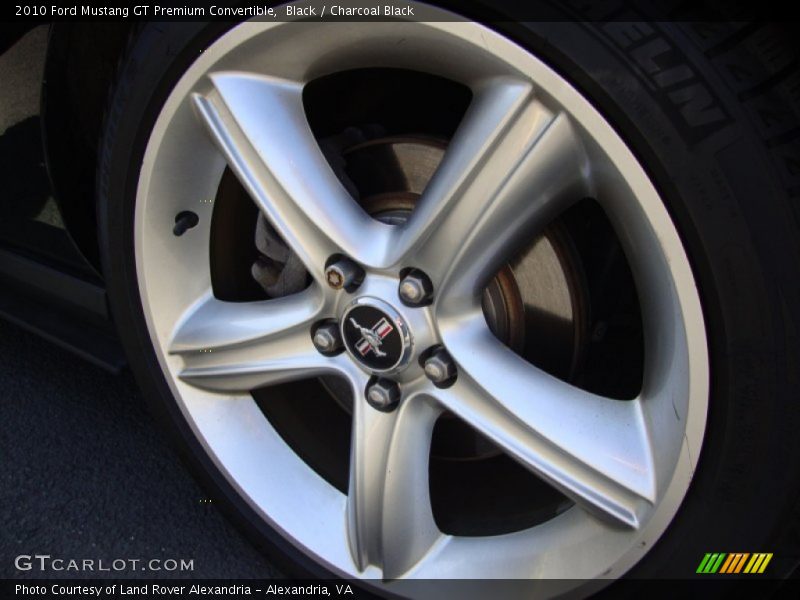 Black / Charcoal Black 2010 Ford Mustang GT Premium Convertible