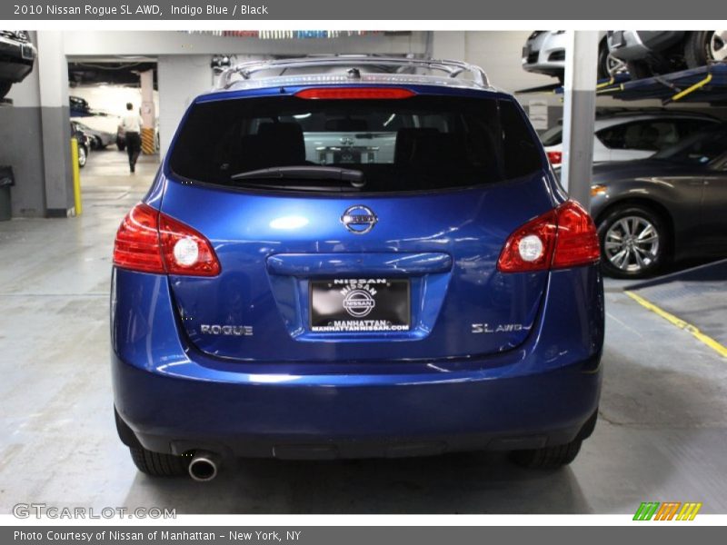 Indigo Blue / Black 2010 Nissan Rogue SL AWD