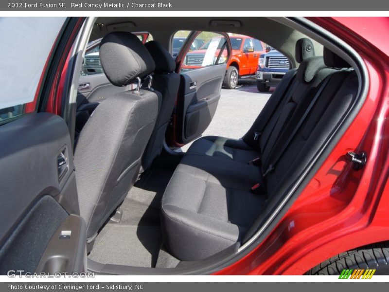 Red Candy Metallic / Charcoal Black 2012 Ford Fusion SE