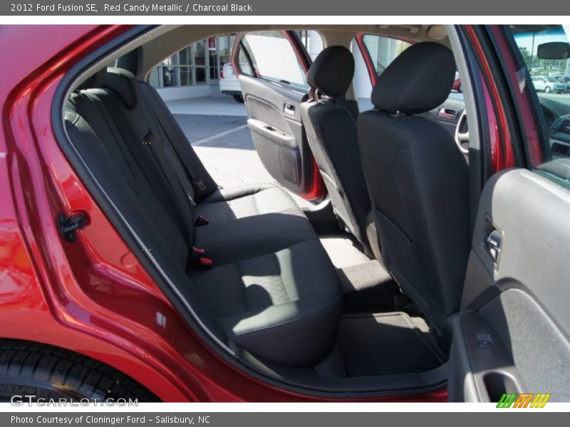Red Candy Metallic / Charcoal Black 2012 Ford Fusion SE