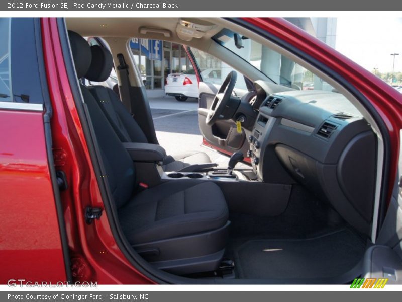 Red Candy Metallic / Charcoal Black 2012 Ford Fusion SE