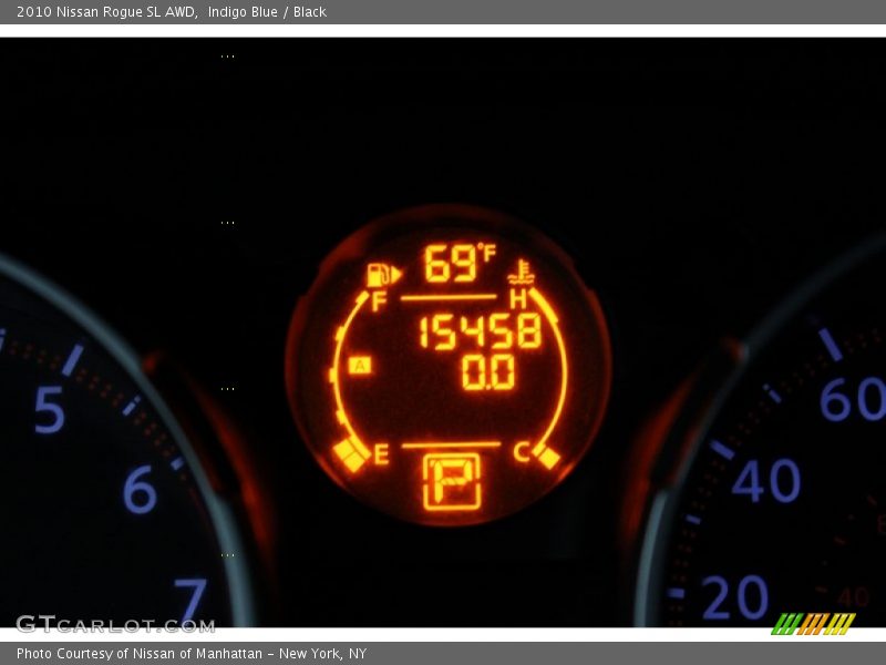 Indigo Blue / Black 2010 Nissan Rogue SL AWD