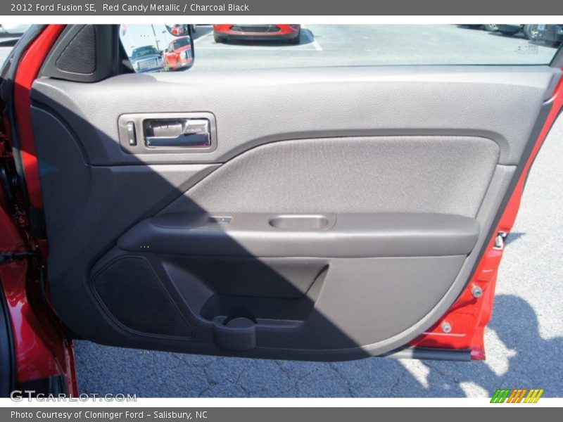 Red Candy Metallic / Charcoal Black 2012 Ford Fusion SE