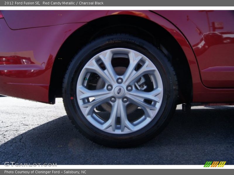 Red Candy Metallic / Charcoal Black 2012 Ford Fusion SE