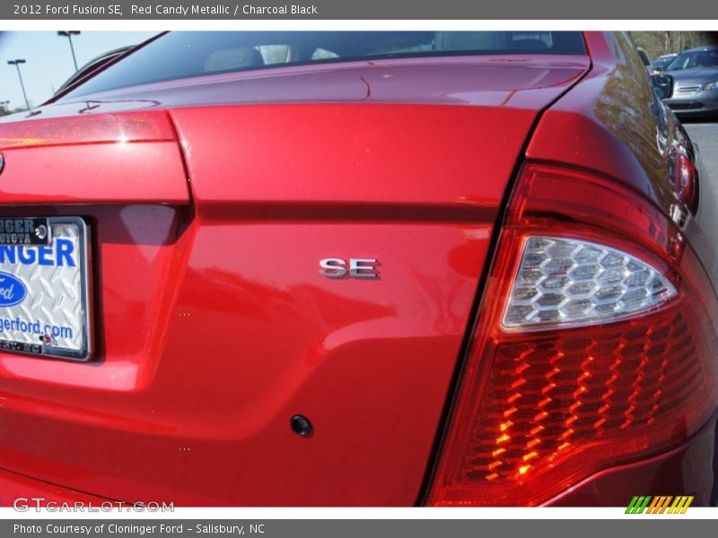 Red Candy Metallic / Charcoal Black 2012 Ford Fusion SE