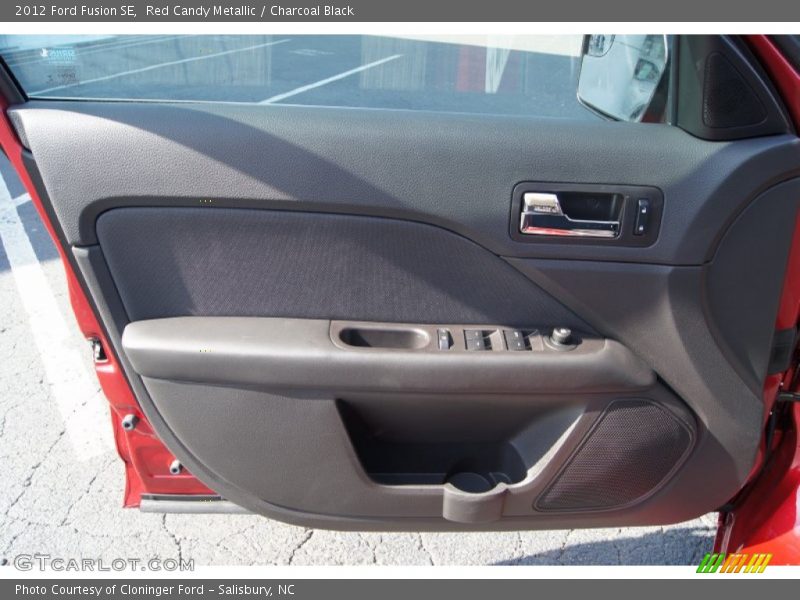 Red Candy Metallic / Charcoal Black 2012 Ford Fusion SE