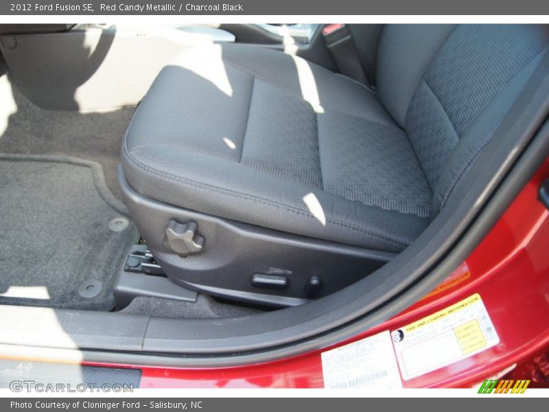 Red Candy Metallic / Charcoal Black 2012 Ford Fusion SE