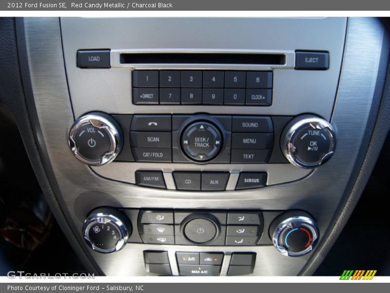 Red Candy Metallic / Charcoal Black 2012 Ford Fusion SE