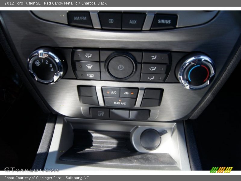 Red Candy Metallic / Charcoal Black 2012 Ford Fusion SE