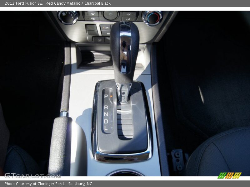 Red Candy Metallic / Charcoal Black 2012 Ford Fusion SE