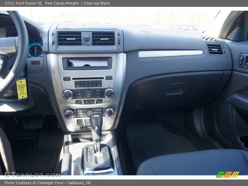 Red Candy Metallic / Charcoal Black 2012 Ford Fusion SE