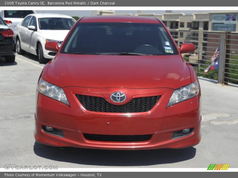 Barcelona Red Metallic / Dark Charcoal 2008 Toyota Camry SE
