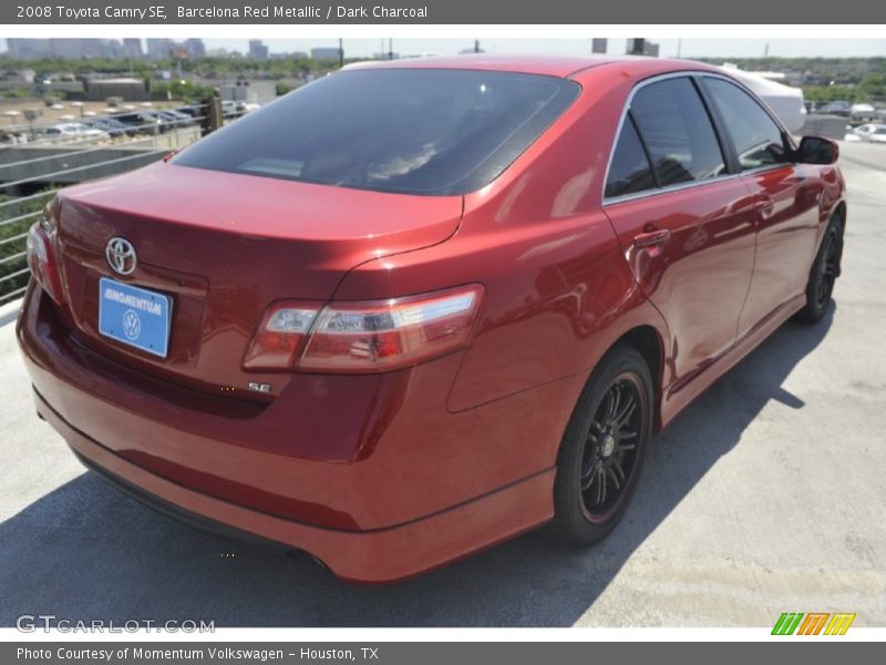 Barcelona Red Metallic / Dark Charcoal 2008 Toyota Camry SE