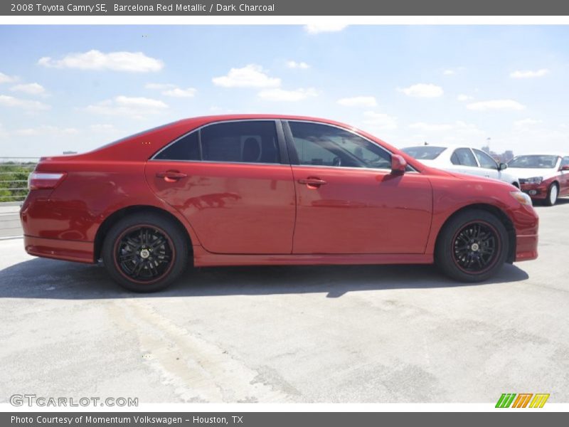 Barcelona Red Metallic / Dark Charcoal 2008 Toyota Camry SE