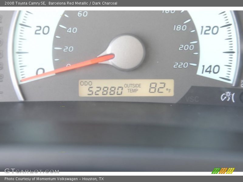 Barcelona Red Metallic / Dark Charcoal 2008 Toyota Camry SE