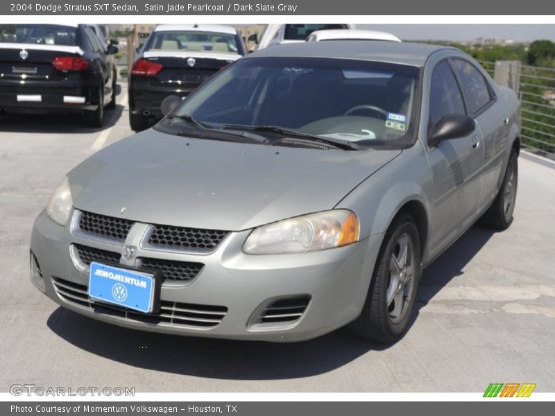 Satin Jade Pearlcoat / Dark Slate Gray 2004 Dodge Stratus SXT Sedan
