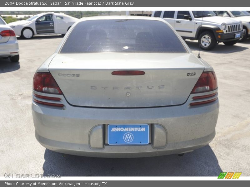 Satin Jade Pearlcoat / Dark Slate Gray 2004 Dodge Stratus SXT Sedan