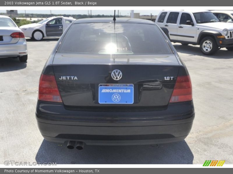 Black / Beige 2003 Volkswagen Jetta GLS 1.8T Sedan