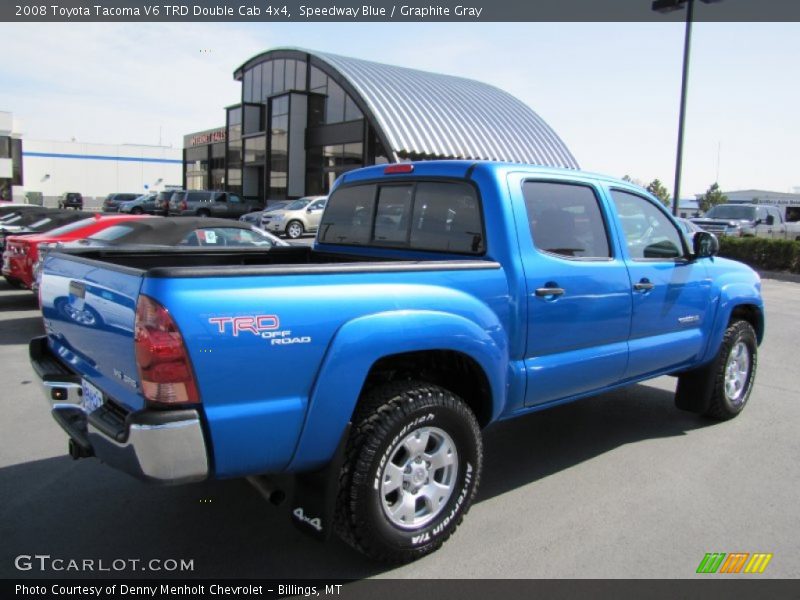 Speedway Blue / Graphite Gray 2008 Toyota Tacoma V6 TRD Double Cab 4x4