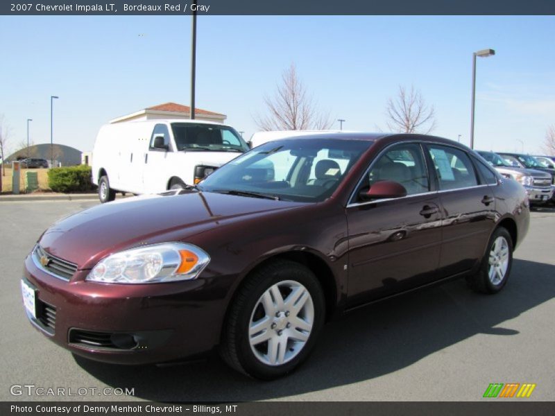 Bordeaux Red / Gray 2007 Chevrolet Impala LT