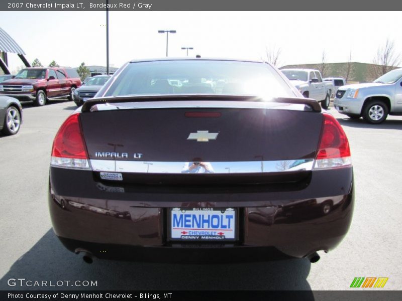 Bordeaux Red / Gray 2007 Chevrolet Impala LT