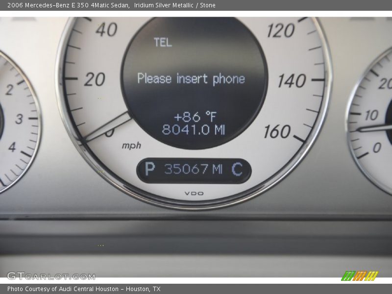 Iridium Silver Metallic / Stone 2006 Mercedes-Benz E 350 4Matic Sedan
