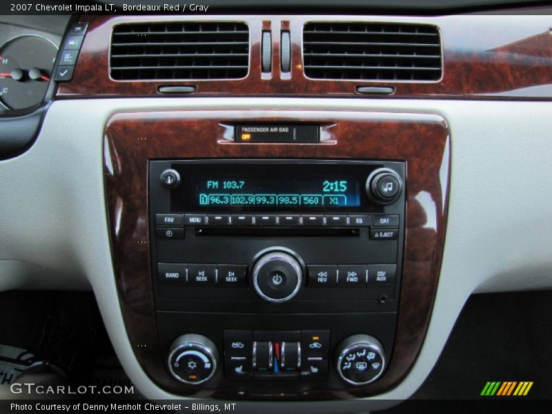 Bordeaux Red / Gray 2007 Chevrolet Impala LT