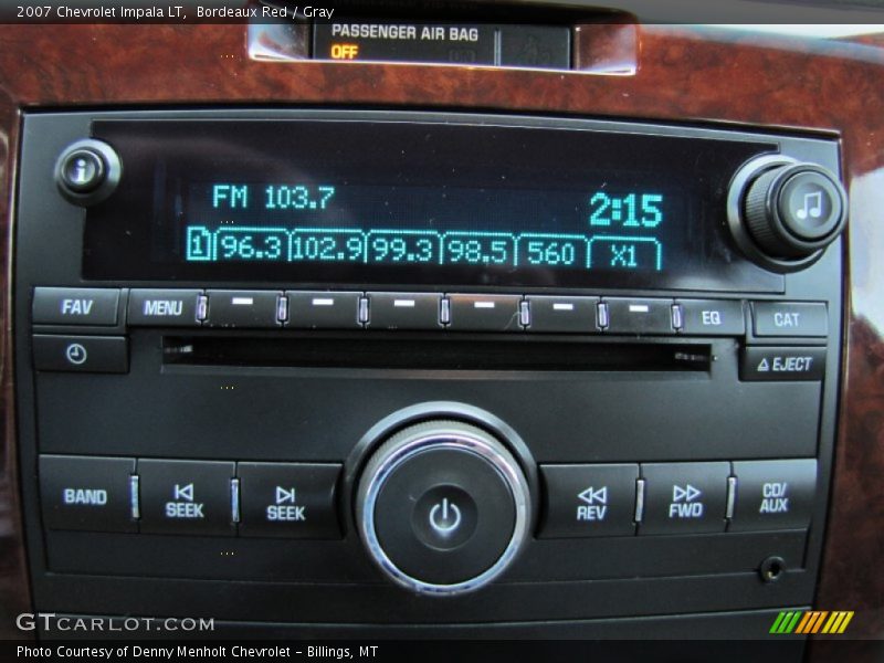 Audio System of 2007 Impala LT