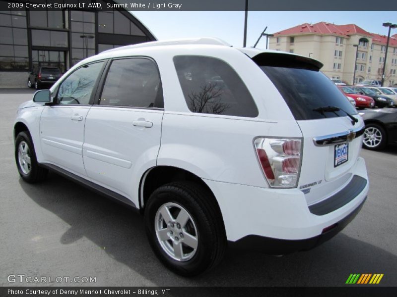 Summit White / Light Gray 2009 Chevrolet Equinox LT AWD