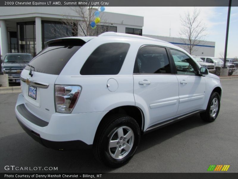 Summit White / Light Gray 2009 Chevrolet Equinox LT AWD