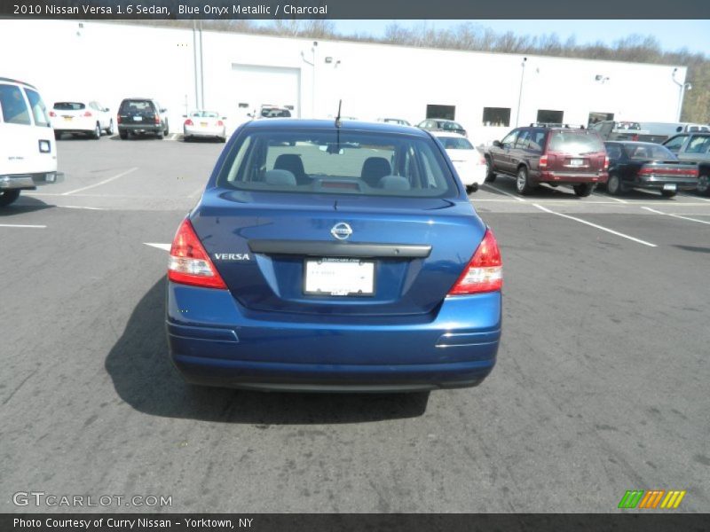 Blue Onyx Metallic / Charcoal 2010 Nissan Versa 1.6 Sedan