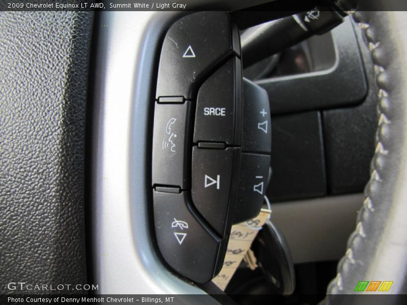 Summit White / Light Gray 2009 Chevrolet Equinox LT AWD