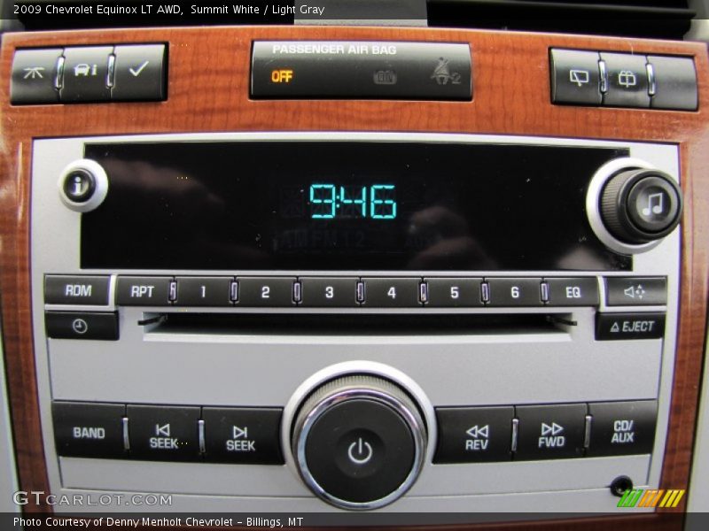 Summit White / Light Gray 2009 Chevrolet Equinox LT AWD