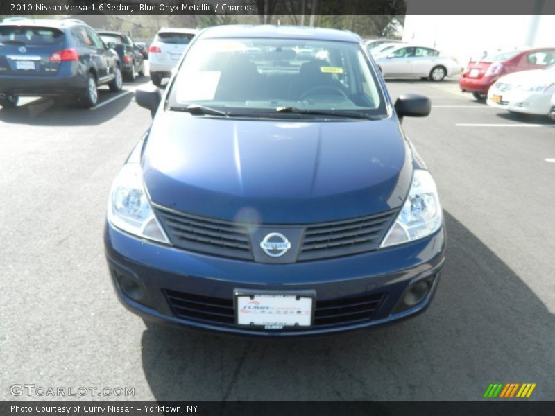 Blue Onyx Metallic / Charcoal 2010 Nissan Versa 1.6 Sedan