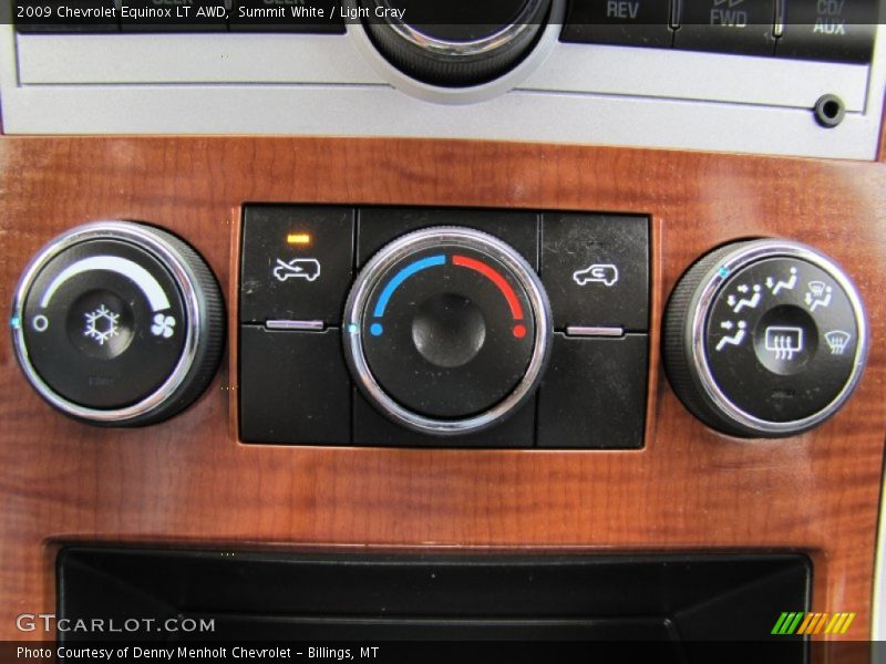 Summit White / Light Gray 2009 Chevrolet Equinox LT AWD
